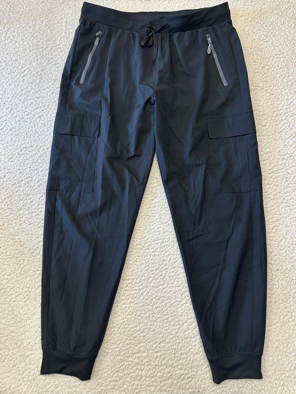 Libin Mens Lightweight Cargo Joggers Pants Size XL